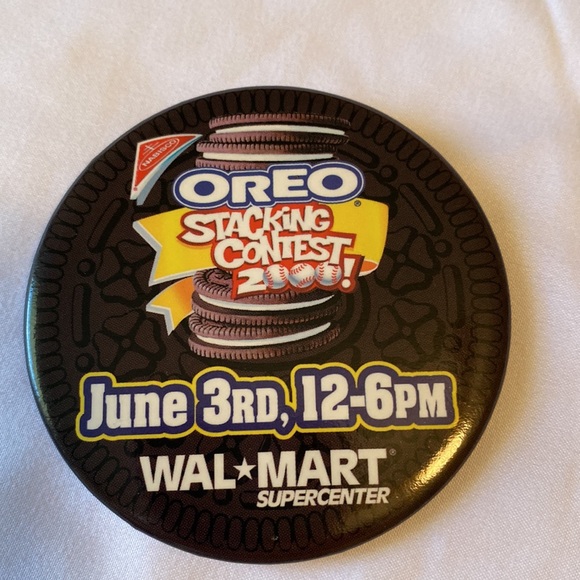 Oreo Stacking Contest Button Pins - Picture 5 of 5